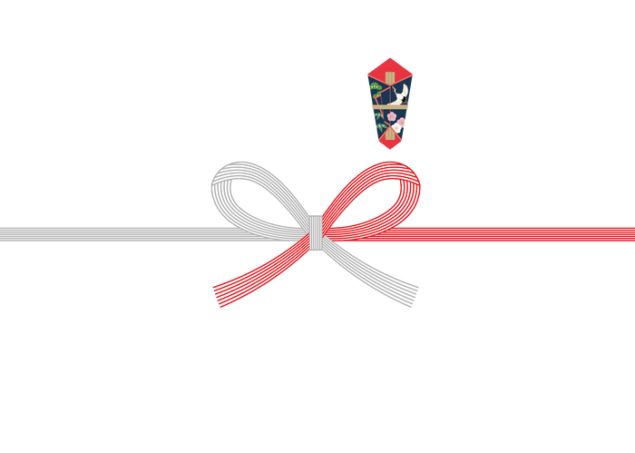紅白蝶結び