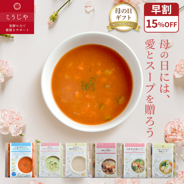【早割15%OFF】母の日限定 スープギフトセット